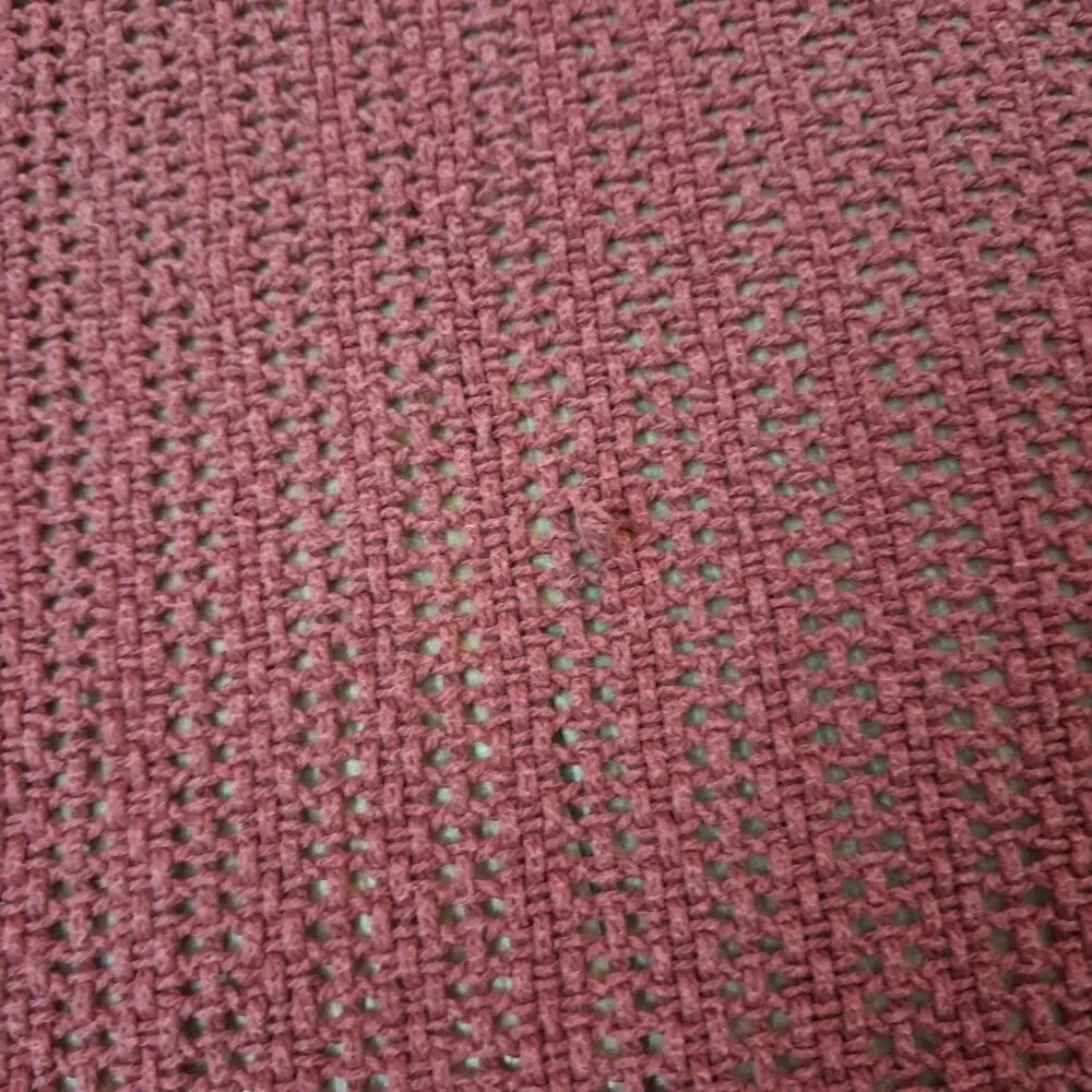 Beacon blanket burgundy red cotton open weave thermal WPL 1675 USA queen king